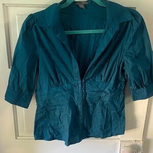 Y2K Blue Blouse